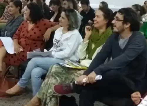 Pessoas em treinamento workshop